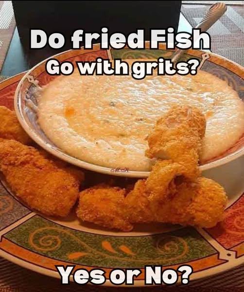 Fried Fish and Creamy Grits