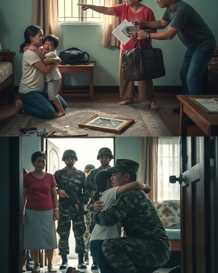 Maya had been living in grief for three long years. Her husband, Captain Leo, an elite military officer, had been declared killed in action after a helicopter explosion during a mission in Mindanao. The news shattered her world. All she had left was her four-year-old son, Timmy, and the modest home Leo had built for their family with years of hard work and sacrifice.