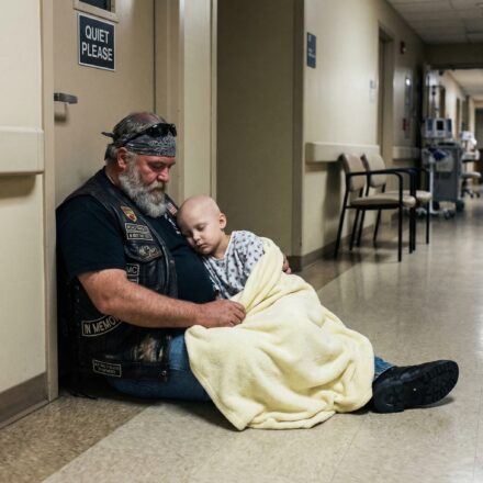 Hospital Kicked Out The Dying Girl Until This Biker Threatened To Sleep In The Hallway Every Night