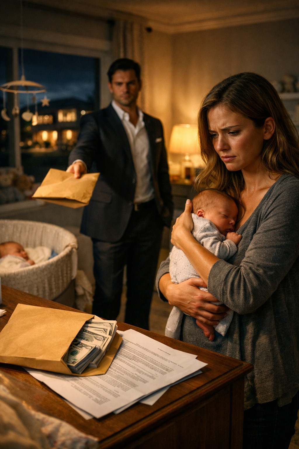 MY HUSBAND OFFERED ME $3 MILLION TO LEAVE MY NEWBORN TWINS—BUT AFTER I VANISHED, THE SECRET HOUSE, THE FRAUD, AND MY REVENGE CHANGED EVERYTHING FOREVER…