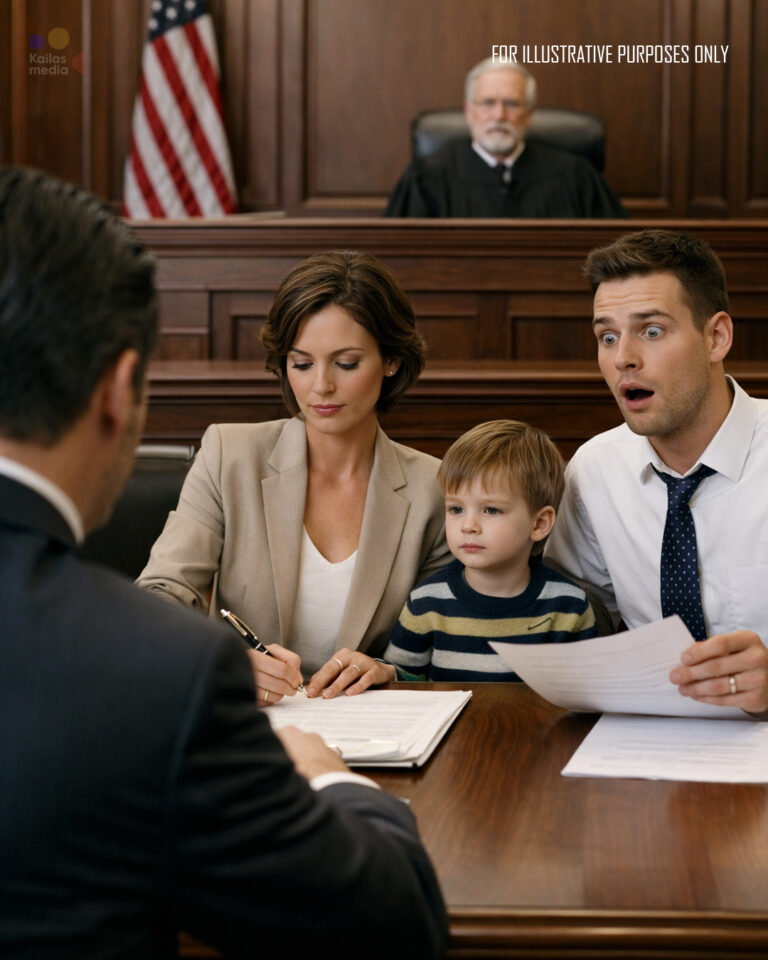 My husband stood in our kitchen and said, “I want the house, the cars, the savings—everything but our son.” My lawyer urged me to fight, but I looked her straight in the eye and whispered, “Give him all of it.” Everyone believed I had lost my mind. At the final hearing, my ex grinned as I signed everything away… until his own attorney turned pale. That was the moment he realized I hadn’t lost anything at all.