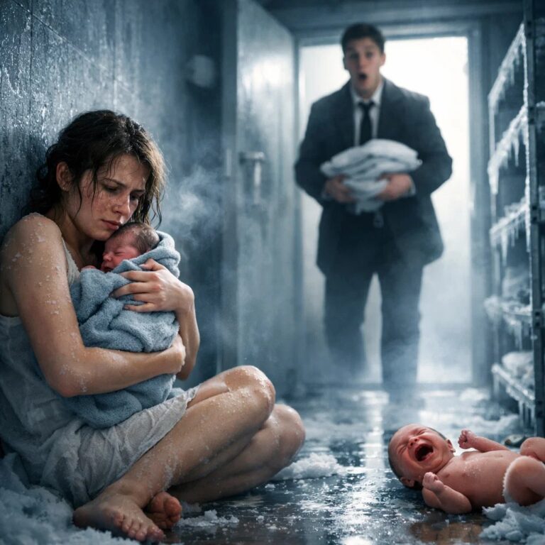 Husband Locked Pregnant Wife in Freezer—She Gave Birth to Twins, His Billionaire Enemy Married Her!