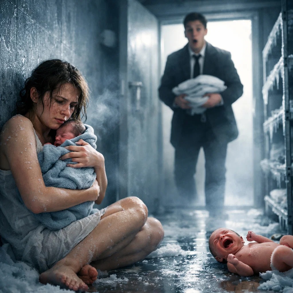 Husband Locked Pregnant Wife in Freezer—She Gave Birth to Twins, His Billionaire Enemy Married Her!