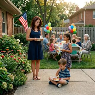 My son had to sit on the floor to eat at a family party while everyone around him had a seat, and my mother-in-law smiled as if it were completely normal. I didn’t argue, raise my voice, or give them the scene they were waiting for. I just took my children and left, because for the first time, I was ready to let them see for themselves what family life would look like without me working so hard to keep everything peaceful.