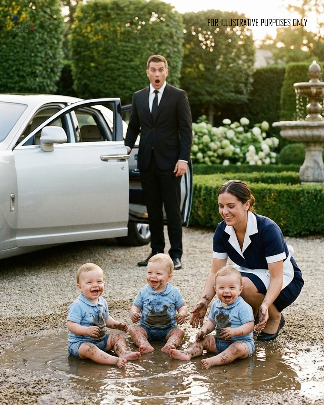 The millionaire fired the nanny because she let his children play in the mud… but the truth eventually caught up with him.
