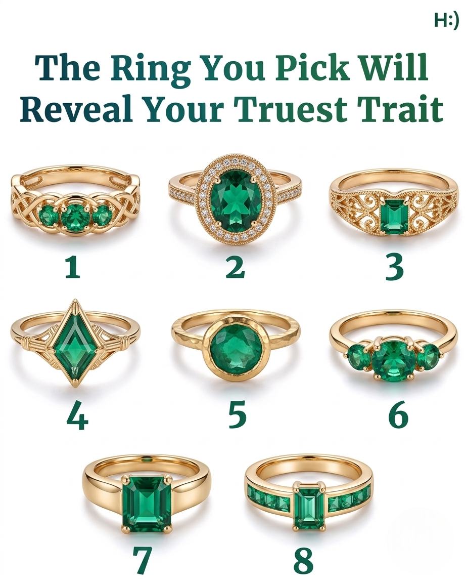 The Ring You Pick Will Reveal Your Truest Trait Unlocking Hidden Aspects Of Your Personality, From Strength And Confidence To Sensitivity And Creativity While Turning A Simple Choice Into A Fun, Insightful Test That Reflects Your Inner Character, Emotional Tendencies, And The Unique Way You See Yourself And The World