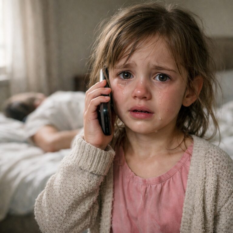 ‘Please… My Chest Hurts,’ Whispered a 7-Year-Old at 2:17 AM — What Police Found in Her House Minutes Later Shocked Everyone…