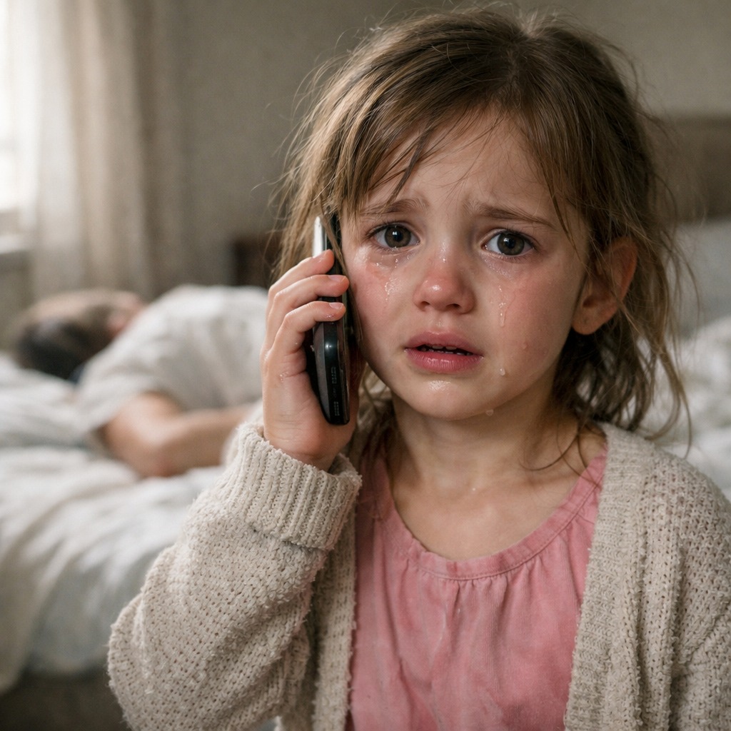 ‘Please… My Chest Hurts,’ Whispered a 7-Year-Old at 2:17 AM — What Police Found in Her House Minutes Later Shocked Everyone…