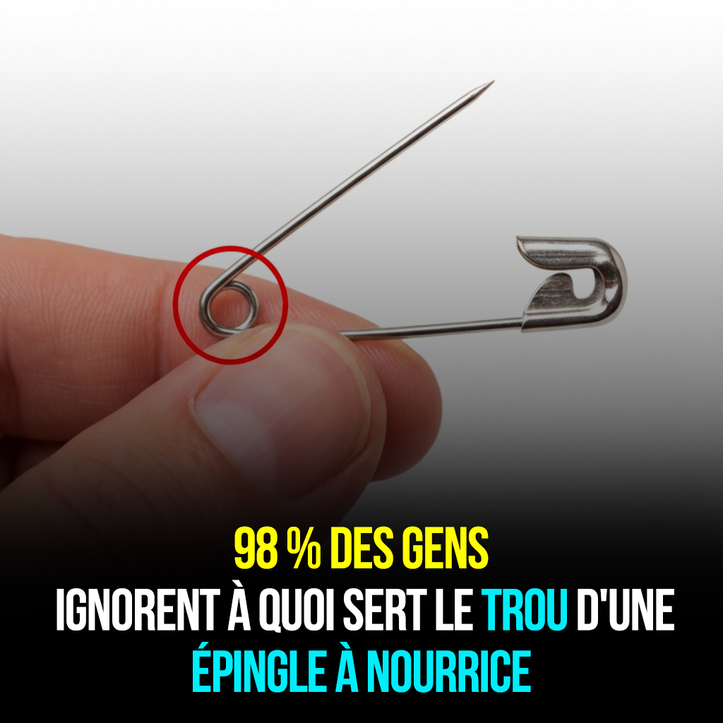 Le but secret du trou dans une épingle de sûreté : pourquoi 98 % des gens se trompent