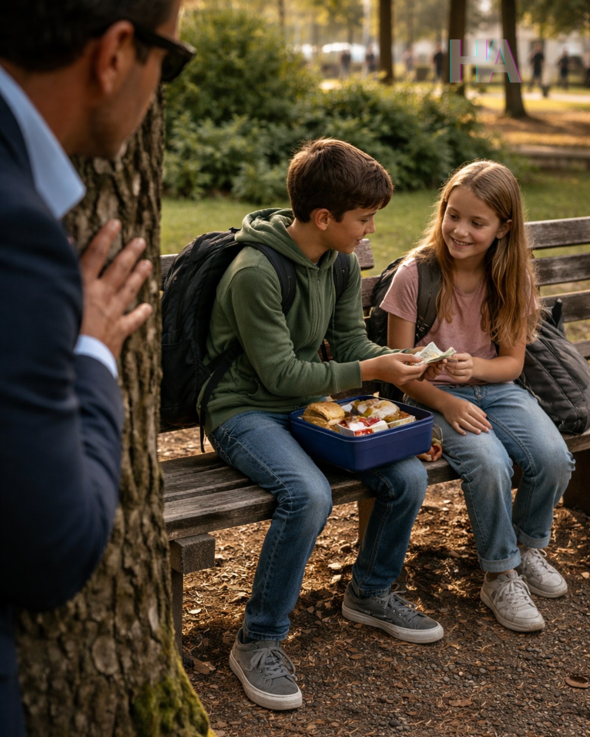 HE FOLLOWED HIS SON AFTER SCHOOL EXPECTING A CHILDISH LIE… BUT WHAT HE FOUND ON A PARK BENCH BLEW OPEN A SECRET THAT COULD DESTROY TWO FAMILIES