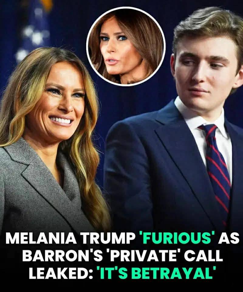 Melania Trump’s ‘Furious’ Response To Leaked Barron Trump Phone Call