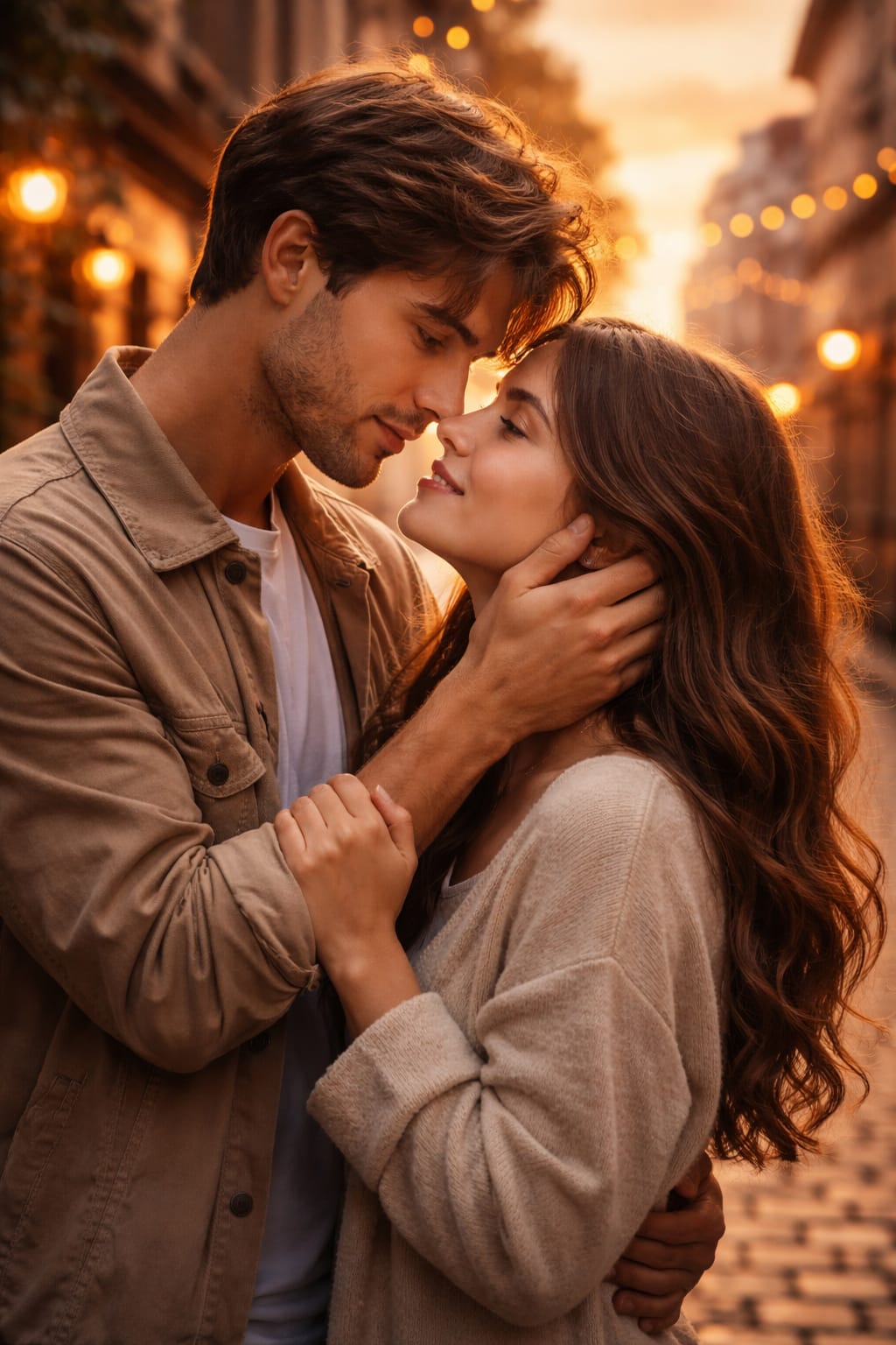 On a quiet street, under the soft glow of a fading sunset, something unexpected began…