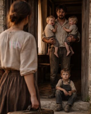 The Farmhand Came for Wages, But the Widowed Rancher’s Silent Son Spoke One Sentence in the Dark, and It Changed All Their Lives Forever
