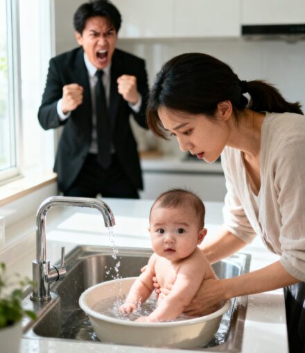 The billionaire fired the housekeeper for bathing his baby in the kitchen sink… minutes later, his son stopped breathing.-nana