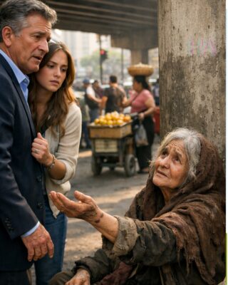 EVERYONE WALKED PAST THE OLD BEGGAR WOMAN UNTIL YOUR DAUGHTER POINTED AT HER WRIST AND WHISPERED, “DAD… SHE HAS YOUR BIRTHMARK” AND THE SECRET YOUR BILLIONAIRE FAMILY BURIED FOR THIRTY YEARS BEGAN TO BREATHE AGAIN