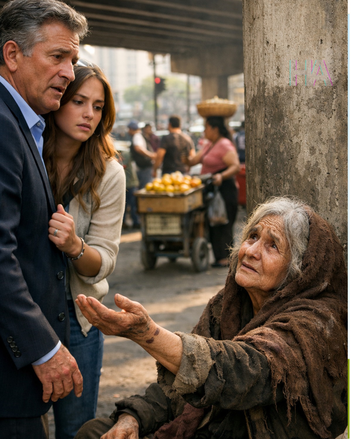EVERYONE WALKED PAST THE OLD BEGGAR WOMAN UNTIL YOUR DAUGHTER POINTED AT HER WRIST AND WHISPERED, “DAD… SHE HAS YOUR BIRTHMARK” AND THE SECRET YOUR BILLIONAIRE FAMILY BURIED FOR THIRTY YEARS BEGAN TO BREATHE AGAIN