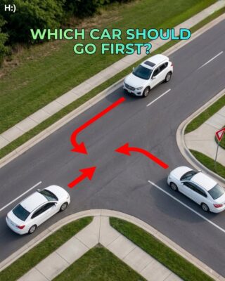 Confusing Intersection Challenge Sparks Debate Online as Drivers Struggle to Decide Which Car Has the Right of Way First in a Tricky Traffic Scenario That Tests Knowledge of Road Rules, Priorities, and Split-Second Decision-Making Skills While Highlighting Common Mistakes Many People Make Daily Without Even Realizing the Potential Danger They Create