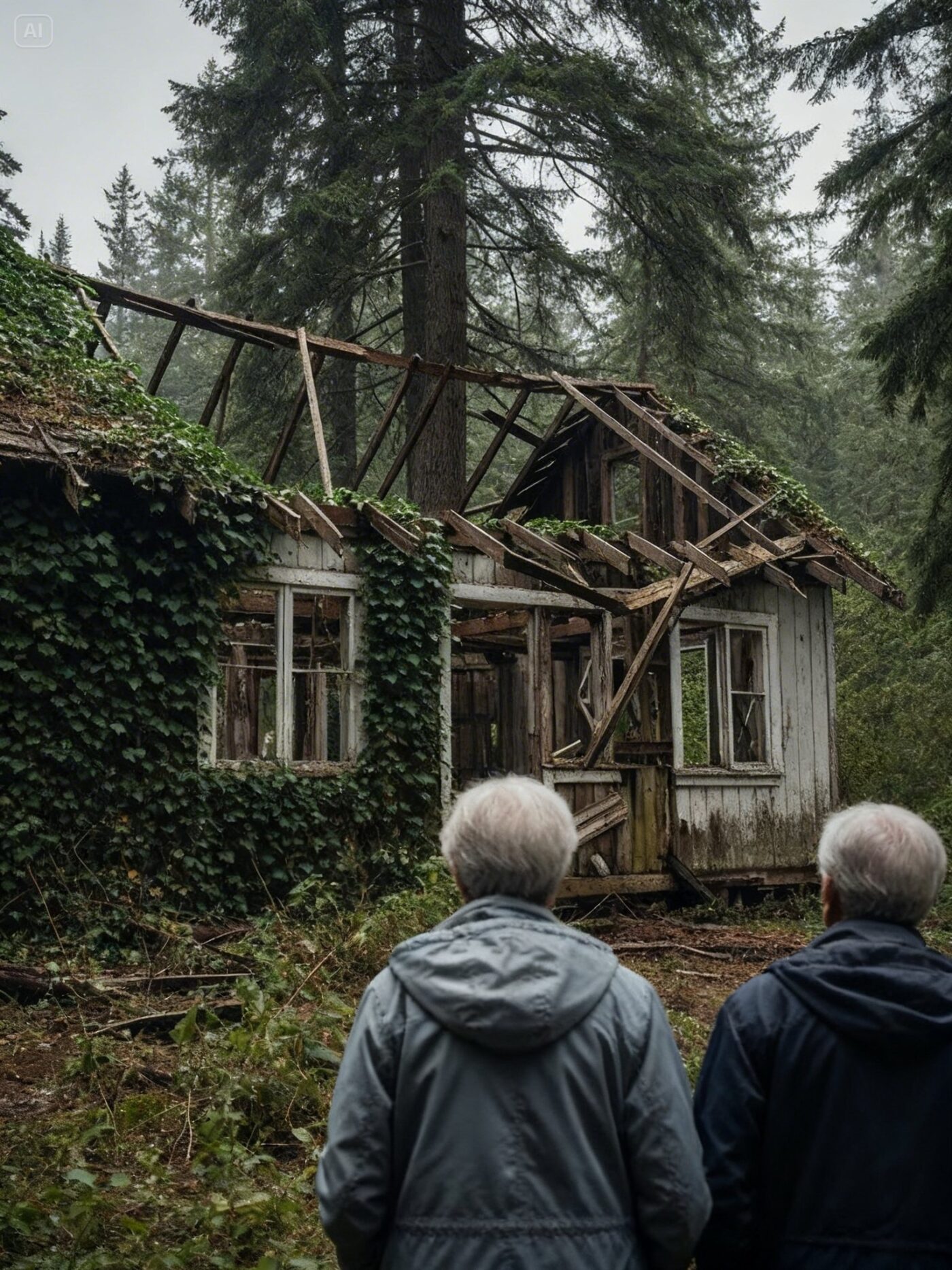 Everyone Laughed When an Elderly Couple Moved to the Woods — Until They Saw the House 1 Year Later!