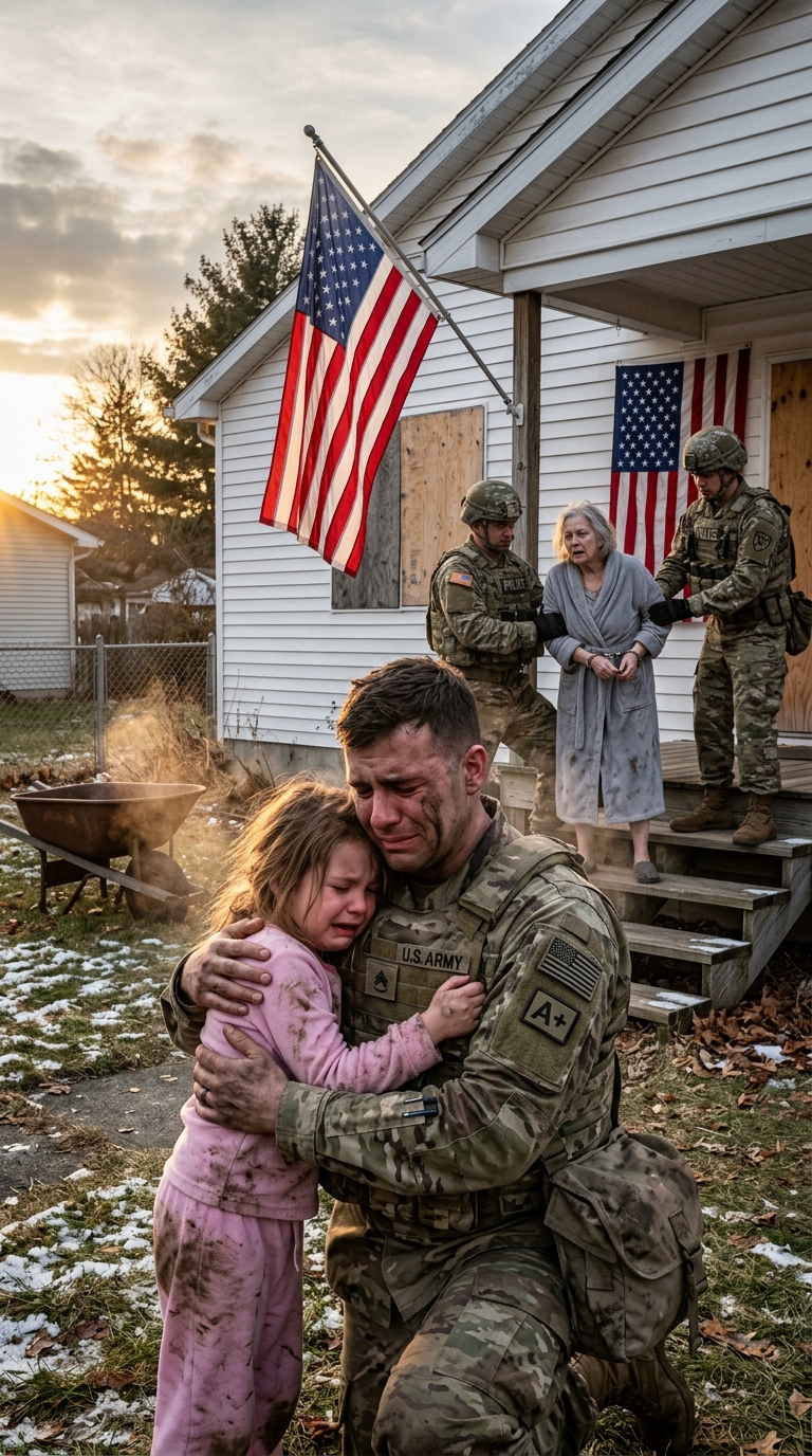 I came home from deployment three days early. My daughter wasn’t in her room. My wife said she was at her grandma’s, so I drove over there. But instead, I found my daughter in the backyard, standing in a hole, crying. “Grandma said bad girls sleep in graves.” She was only two years old. I pulled her out immediately. Then she whispered, “Daddy, don’t look in the other hole…”