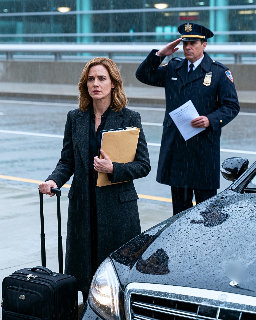 My grandfather d.i.e.d with full military honors, my parents inherited the estate and the money, and all I got was one envelope and my father’s cold little laugh—until I landed in London with a one-way ticket, stepped into the rain outside Heathrow, and saw a uniformed driver holding a sign with my name like my grandfather had sent me on one last mission nobody in my family saw coming