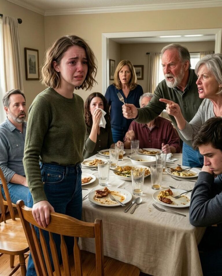 My parents demanded my 19-year-old daughter give her lazy cousin $67,000 because her success embarrassed the family and made her cousin look bad. I didn’t stay silent. I stood up and said this. Five minutes later, the whole family lost it…