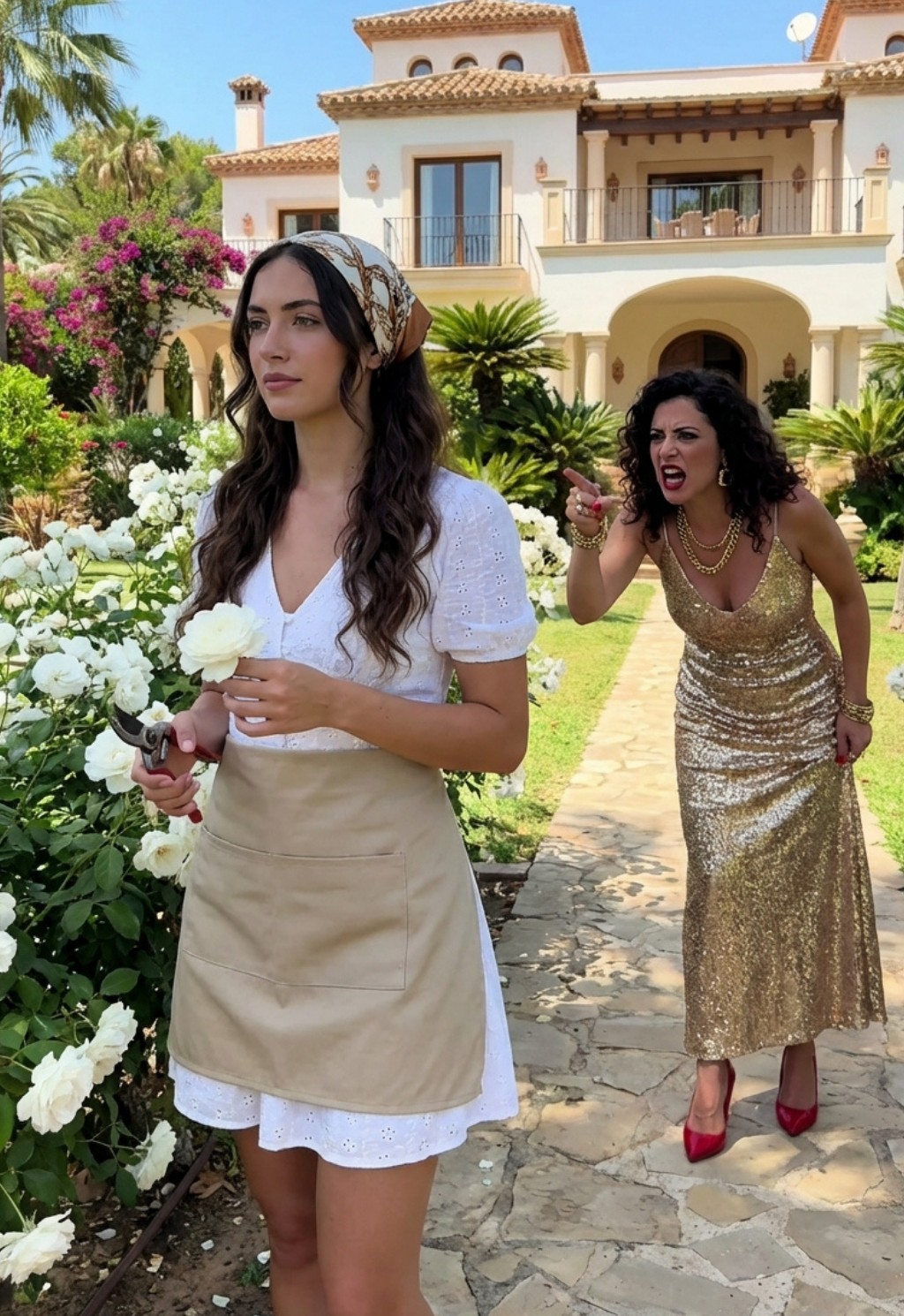 My ex’s new wife showed up at my recently buried dad’s house and blurted out, “Start packing!” While I was pruning the roses in the garden, I let her talk… until she made the mistake that would ruin her