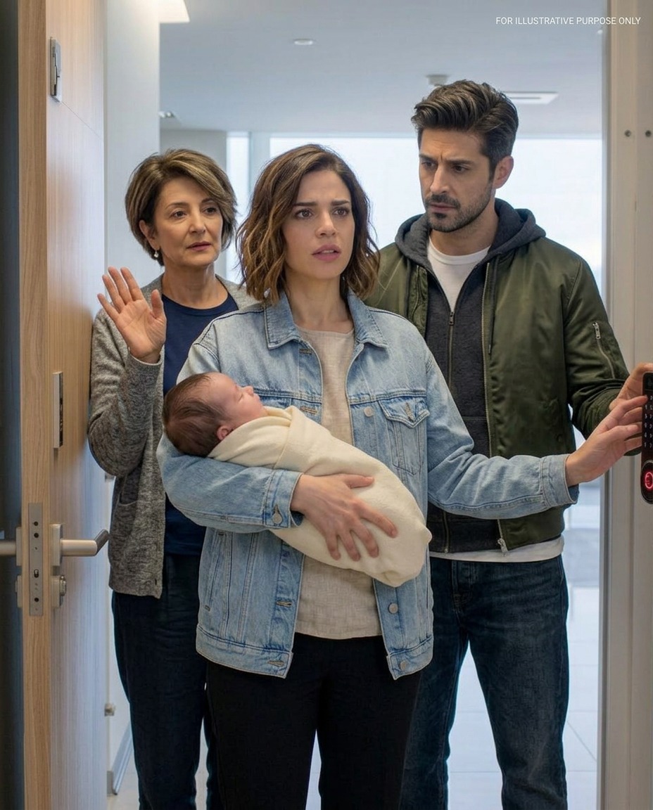 When I got home after giving birth, my mother-in-law changed the locks. My husband said, “Mom needs some peace and quiet, go live with your mother,” so without a second thought, I kicked them all out!