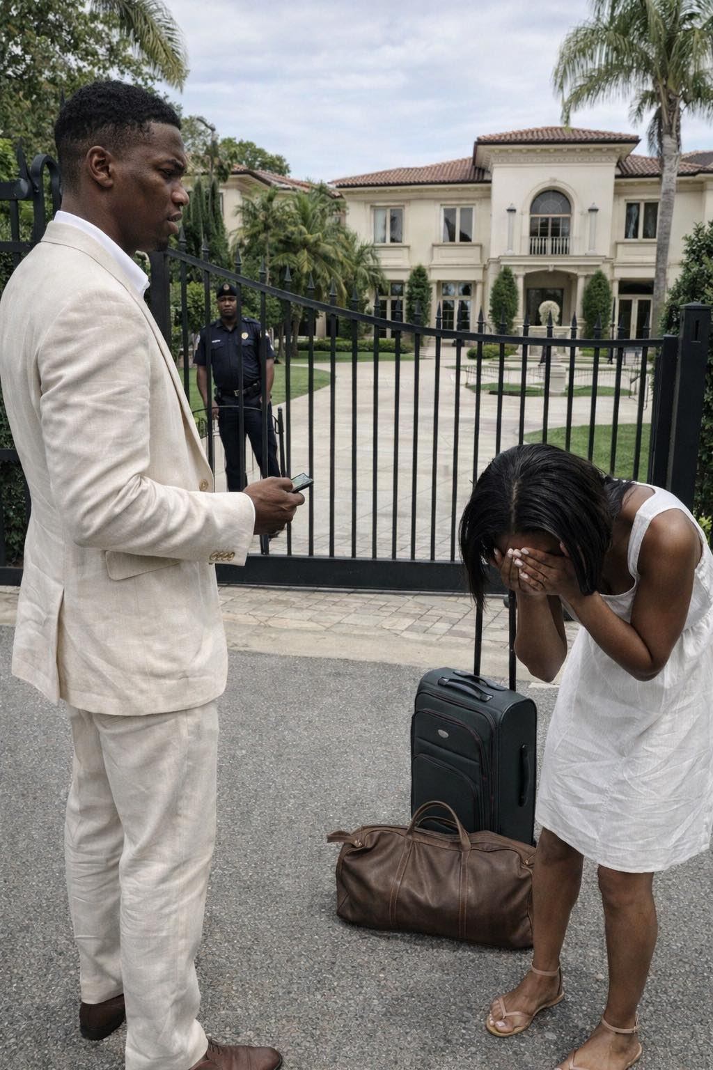 After a secret wedding, he unexpectedly returned to a mansion he no longer owned.