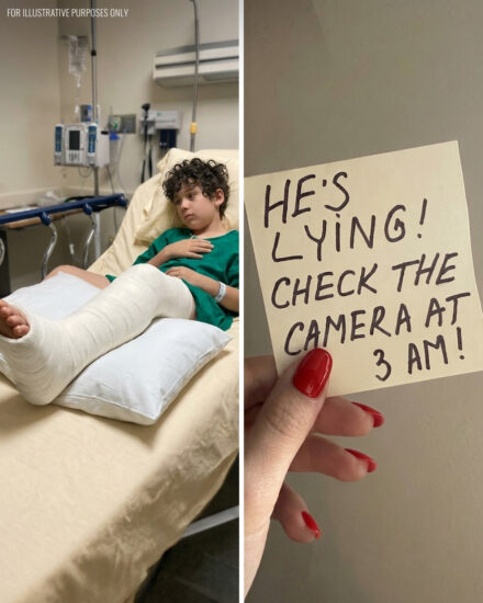 I Went to the Hospital to Care for My Son After He Broke His Leg – Then the Nurse Slipped Me a Note, ‘He’s Lying. Check the Camera at 3 a.m.’