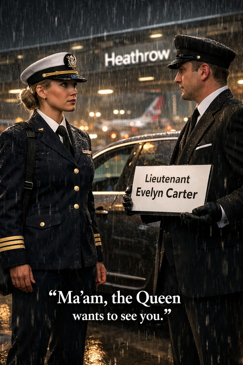 “The letter that changed her life… and the queen who called her name in the rain” 👑🌧️